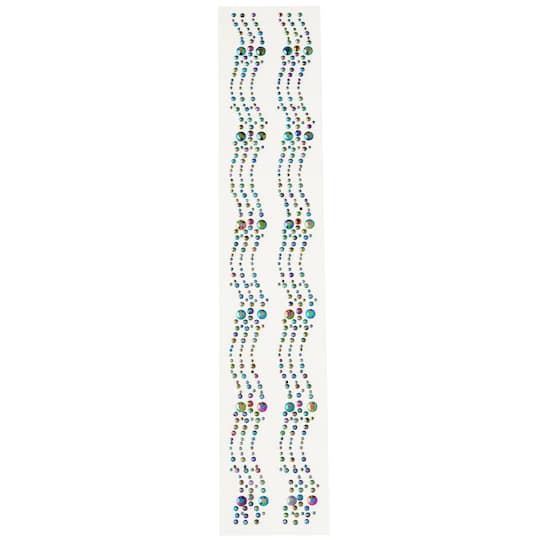 Black AB Crystal Strip Bling Stickers by Recollections™
